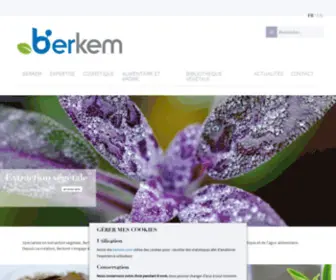 Berkem.com(Extraction végétale) Screenshot
