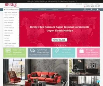 Berkemobilya.com.tr(Türkiye'nin En Kapsamlı Mobilya Sitesi) Screenshot