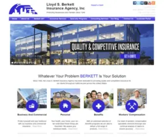 Berkettinsurance.com(Lloyd Berkett Insurance) Screenshot