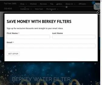 Berkeywaterfilter.com Screenshot