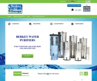 Berkeywaterfilterseurope.com Screenshot