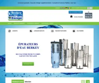 Berkeywaterfilterseurope.fr(Filtres à eau et des purificateurs) Screenshot