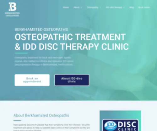 Berkhamstedosteopaths.co.uk(Osteopathic treatment in Berkhamsted) Screenshot