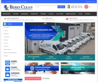 Berkiclean.com(Fábrica de Productos de Limpieza Industrial) Screenshot