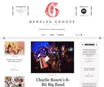 Berkleegroove.com(Berklee Groove) Screenshot