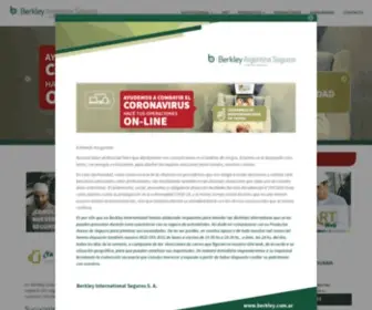 Berkley.com.ar(Berkley Argentina) Screenshot