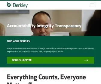 Berkley.com(W. R. Berkley) Screenshot