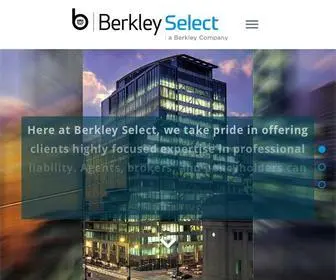 Berkleyselect.com(Berkley Select) Screenshot