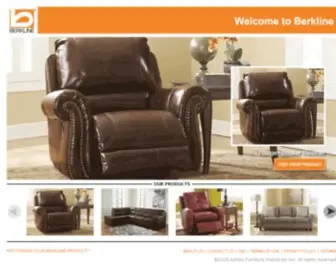 Berkline.com(Ashley Furniture Industries) Screenshot