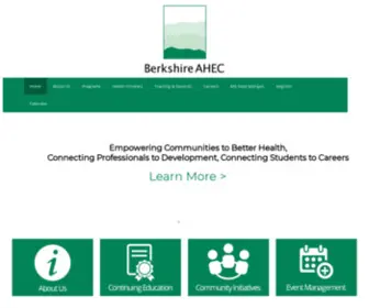 Berkshireahec.org(Berkshire Area Health Education Center) Screenshot