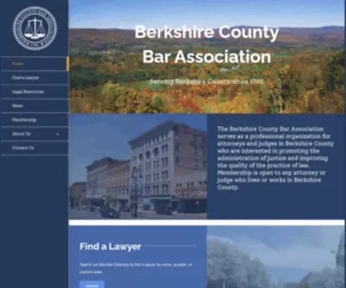 Berkshirebar.com(Berkshire County Bar Association) Screenshot