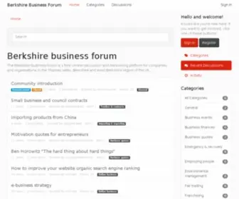 Berkshirebusinessforum.co.uk(Berkshire Business Directory) Screenshot