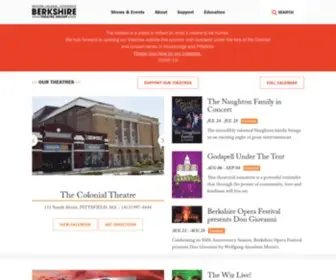 Berkshiretheatregroup.org(Berkshire Theatre Group) Screenshot