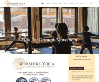 Berkshireyogadancefitness.com(Berkshire Yoga Dance & Fitness) Screenshot