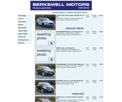 Berkswellmotors.co.uk(Berkswell Motors) Screenshot