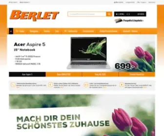 Berlet.de(Willkommen im BERLET Online) Screenshot