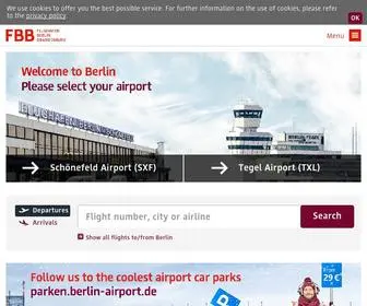 Berlin-Airport.de(The official website of Berlin Brandenburg Airport) Screenshot