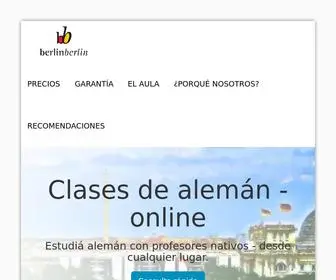 Berlin-Berlin.net(Berlin-Berlin Clases de alemán online) Screenshot