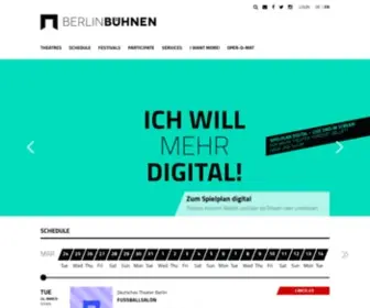 Berlin-Buehnen.de(Bühnen) Screenshot