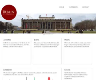 Berlin-Metropolis.de(Willkommen bei) Screenshot