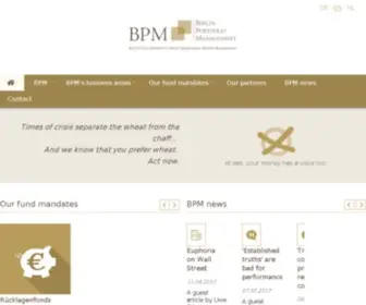 Berlin-PM.com(Berlin Portfolio Management) Screenshot