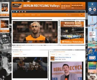 Berlin-Recycling-Volleys.de(BR Volleys) Screenshot