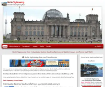 Berlin-Sightseeing-Tours.de(Stadtführung) Screenshot