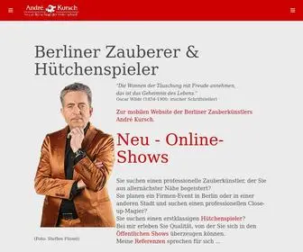 Berlin-Zauberer.de(Zauberkünstler) Screenshot