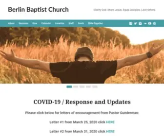 Berlinbaptist.org(Glorify God) Screenshot