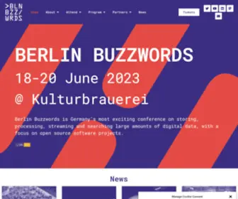 Berlinbuzzwords.de(Berlin Buzzwords 2013) Screenshot