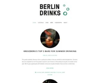 Berlindrinks.net(The Best Bars in Berlin) Screenshot