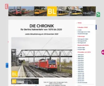 Berliner-Linienchronik.de(Berliner Linienchronik) Screenshot