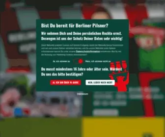 Berliner-Pilsner.de(Berliner Pilsner) Screenshot