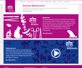 Berliner-SYmposien.de(Berliner Symposien) Screenshot