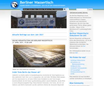 Berliner-Wassertisch.net(Berliner Wassertisch) Screenshot