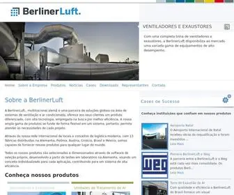 Berlinerluft.com.br(Condutores de Ar) Screenshot