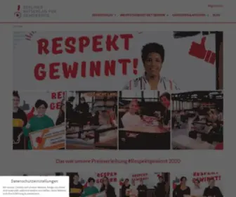 Berlinerratschlagfuerdemokratie.de(Start mit Respekt) Screenshot