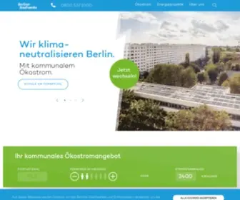 Berlinerstadtwerke.de(Berliner Stadtwerke) Screenshot