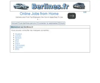 Berlines.fr(Est disponible à la vente) Screenshot