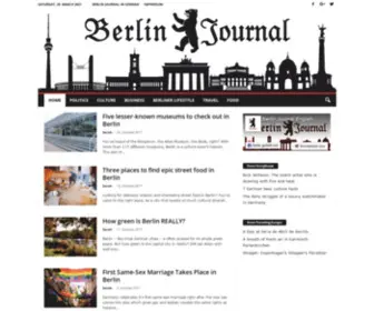 Berlinjournal.biz(Berlin Journal Nachrichten aus der deutschen Hauptstadt) Screenshot