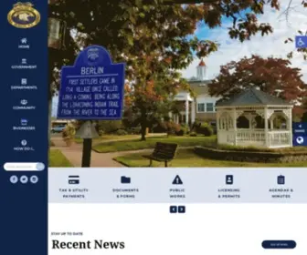 Berlinnj.org(Borough of Berlin) Screenshot