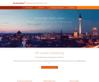 Berlinonline.de(BerlinOnline Stadtportal GmbH & Co) Screenshot