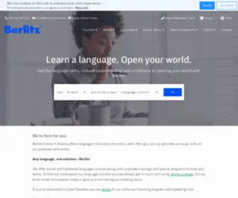 Berlitz-Ankara.com(Learn a language) Screenshot