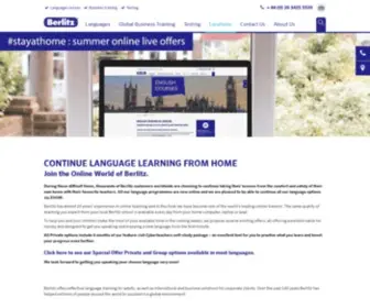 Berlitz.co.uk(Berlitz Language School) Screenshot