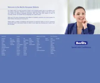 Berlitz.eu(The Berlitz European Website) Screenshot