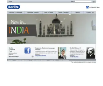 Berlitzindia.com(Berlitz Language Center) Screenshot