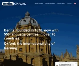 Berlitzoxford.co.uk(Berlitz Oxford) Screenshot