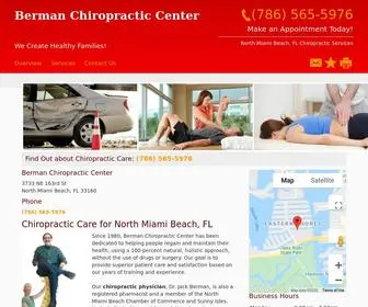 Bermanchiropracticcenter.net(Berman Chiropractic Center) Screenshot