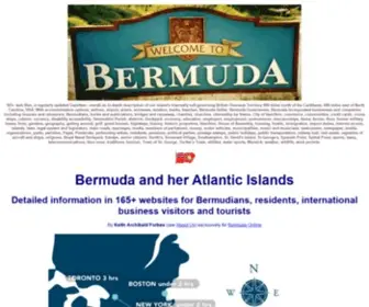 Bermuda-Online.org(Bermuda and her North Atlantic Islands) Screenshot
