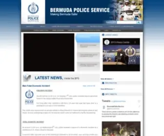 Bermudapolice.bm(The BPS website Bermuda Police Service) Screenshot